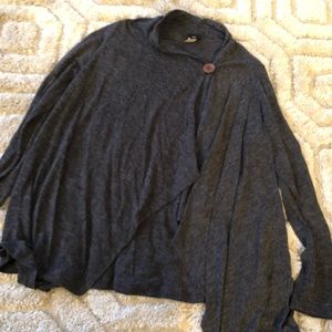 Grey Wrap Cardigan